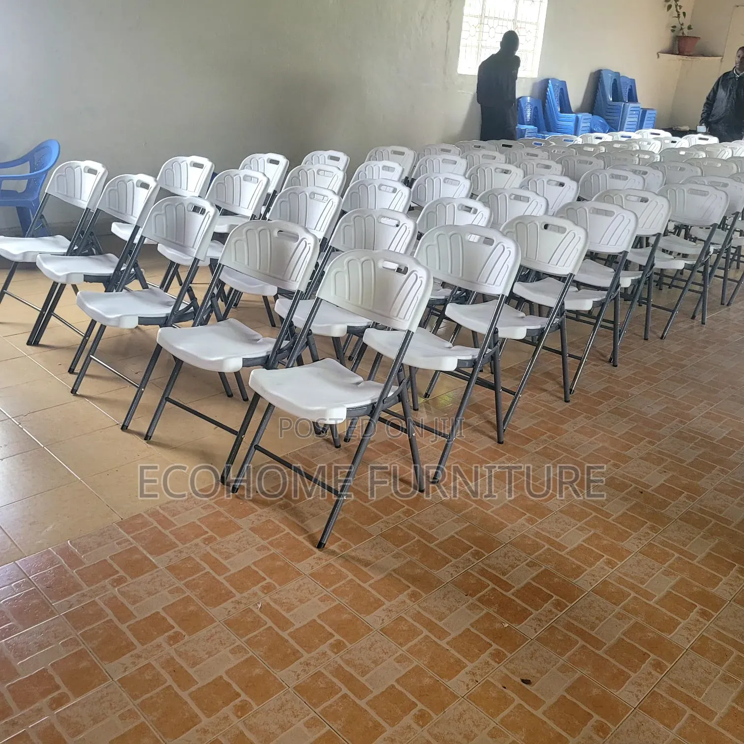 White Stackable Plastic Chairs