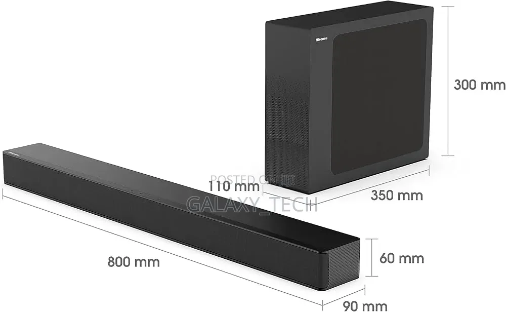 Hisense Hs2100 2.1ch Soundbar 240watts