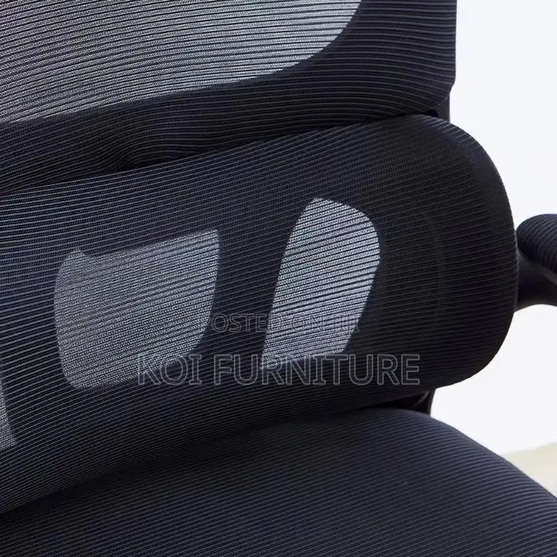 Office Chair; High Backrest Orthopedic Seat With Headrest