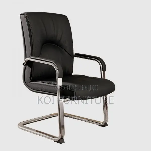 Office Chairs; Leather Office Visitors Waiting Desk Chair