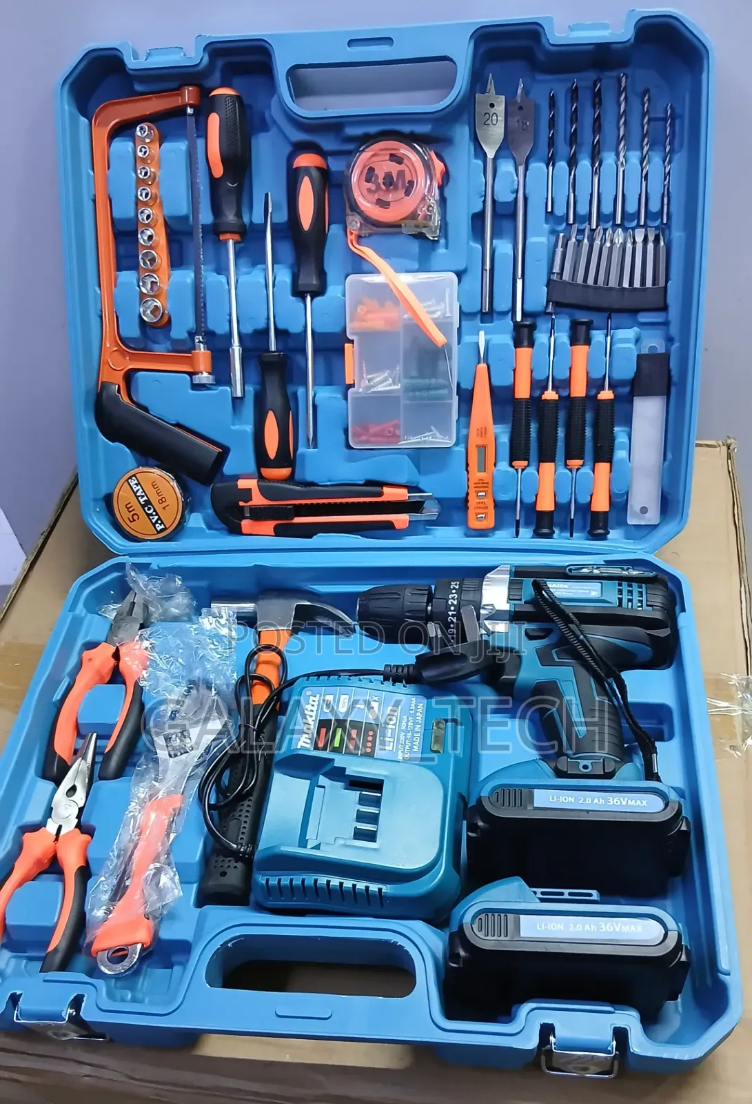 36v Makita Cordless/Rechargeable Drill Tools Set