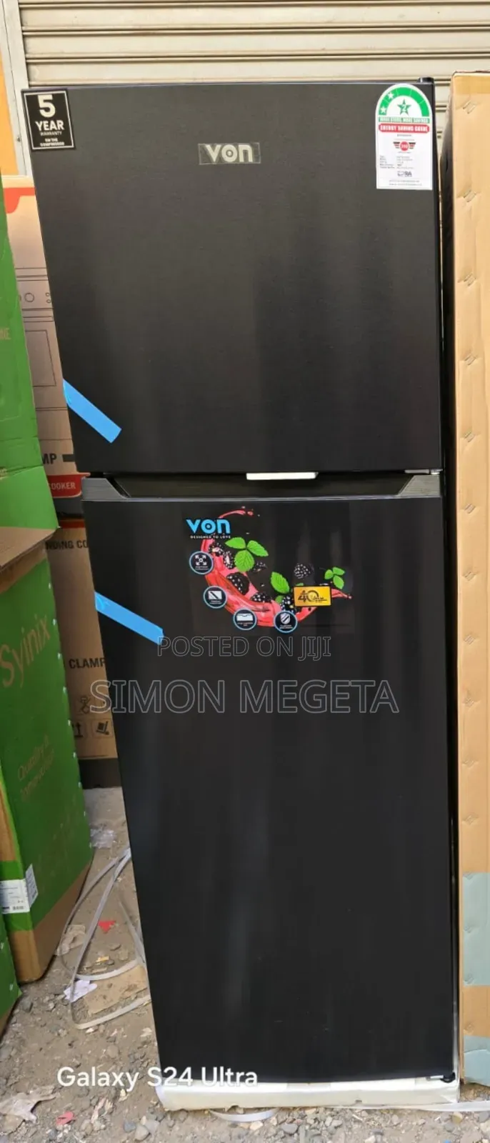 Von 247 Litres Nofrost Double Door Refrigerator Available