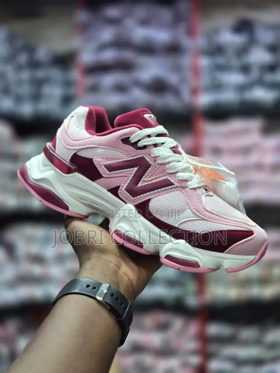 New Balance 9060 Pink Granite Sneakers