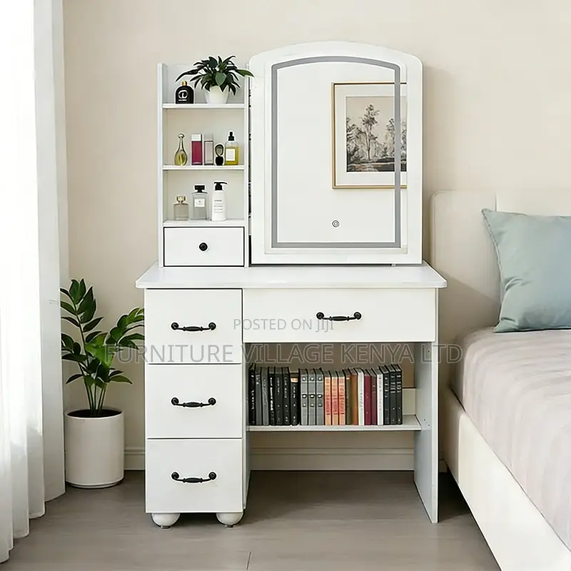 White Imported Bedroom Vanity Dressing Table