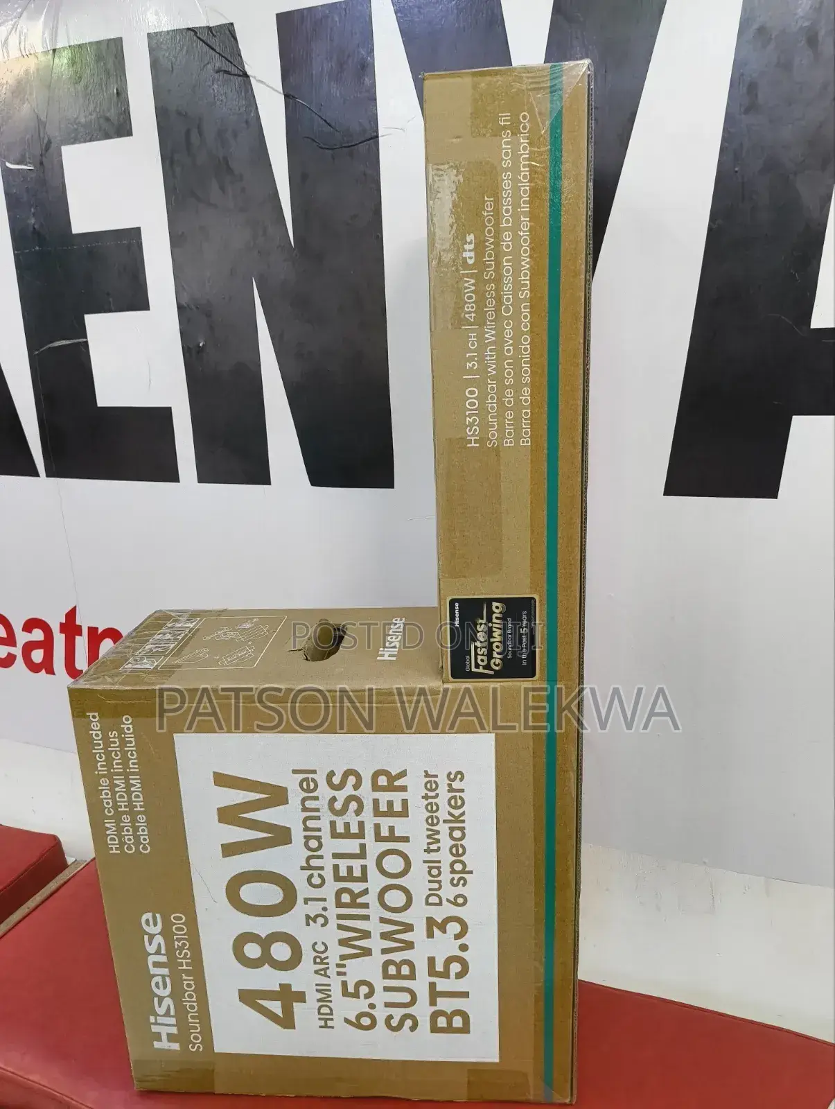 Hisense Hs3100 3.1ch 480w Wireless Soundbar