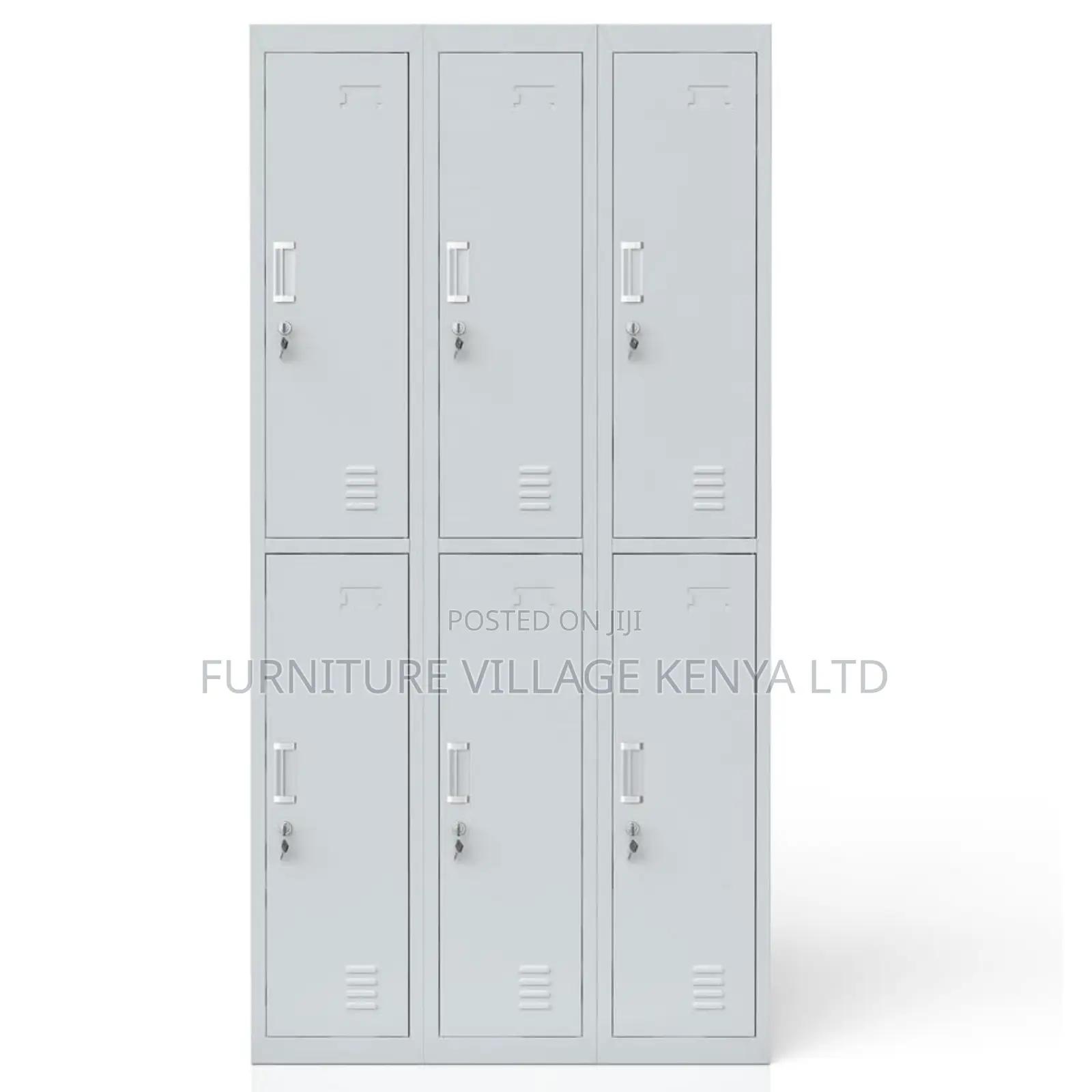 6-Door's White Metallic Filling Document Cabinet