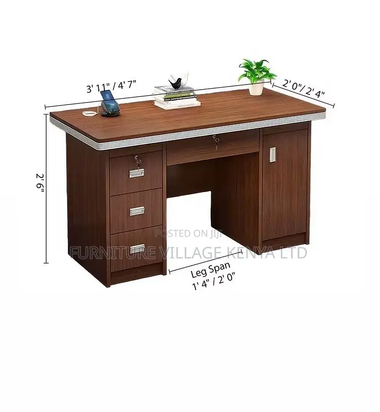 1200mm Economic Study Desk With Drawers