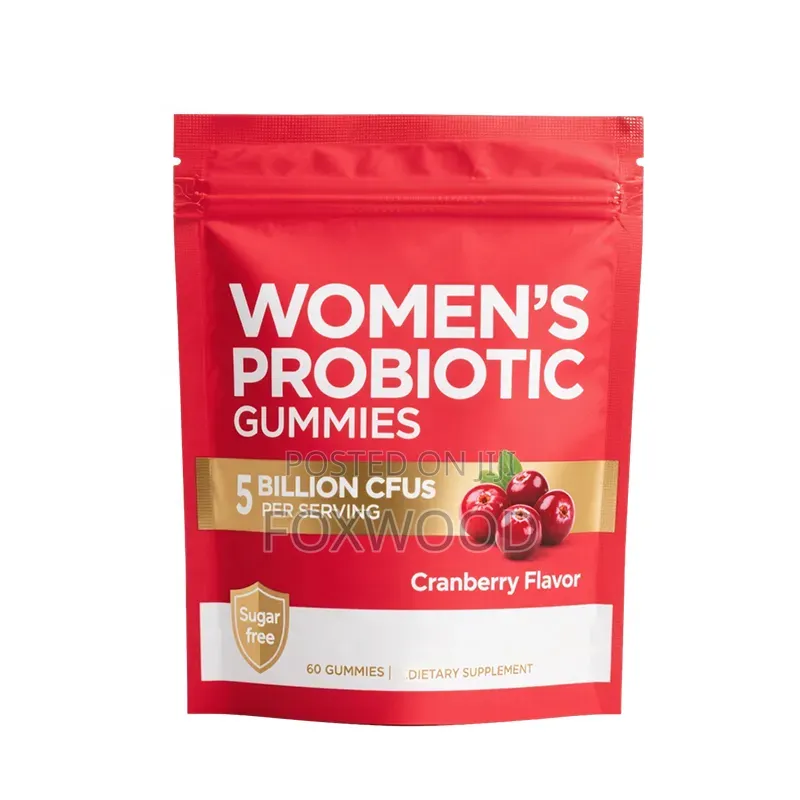Wins Town Women's Probiotic Gummies in Cranberry Flavor.