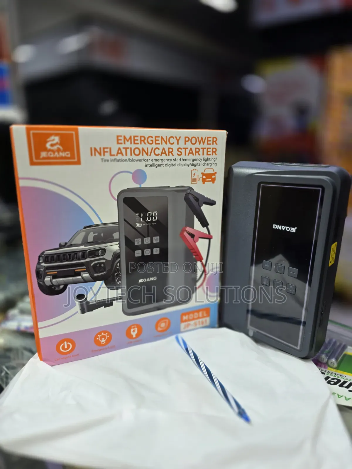 Car Starter Jeang S161 Car Jump Starter With Tire Inflation /Blower