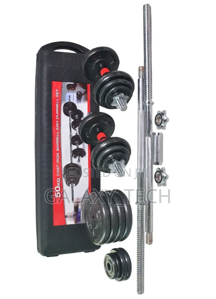 York 50kg Dumbbells Set