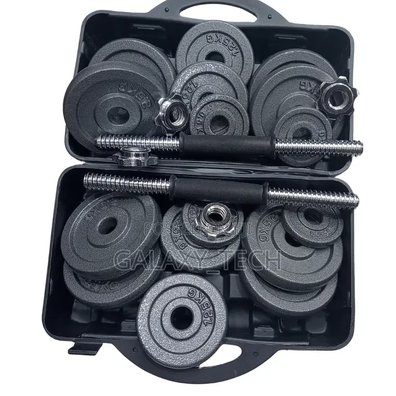 30kg Adjustable Dumbell/Barbell Weight Set
