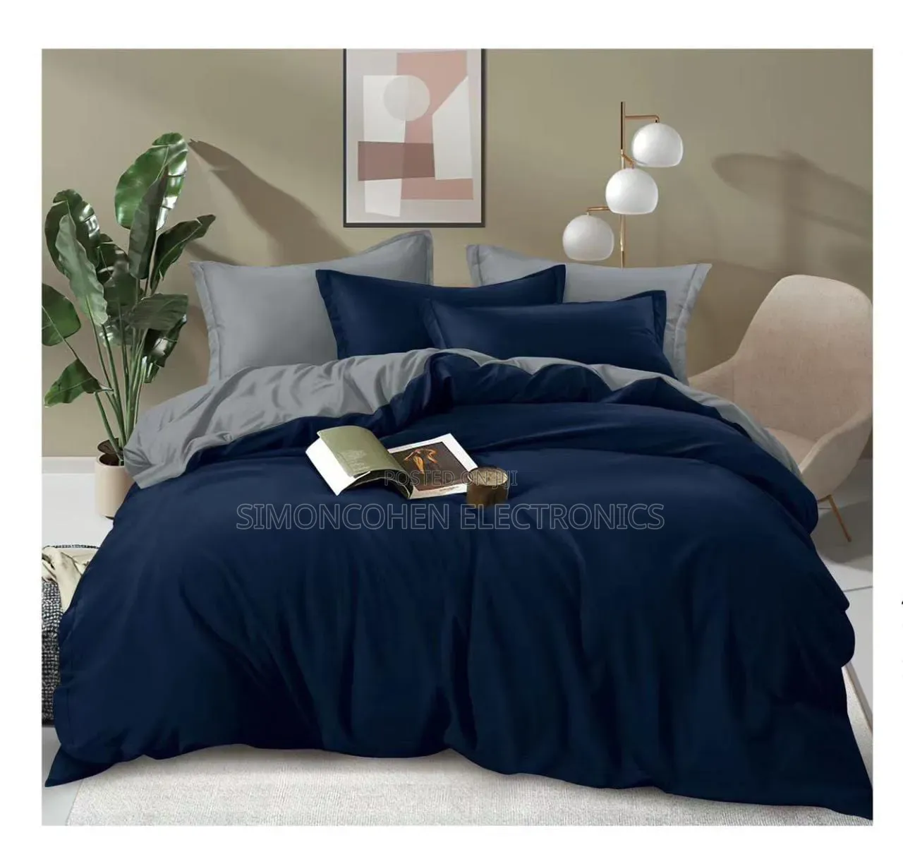 Plain Double Sided Cotton Duvet Covers