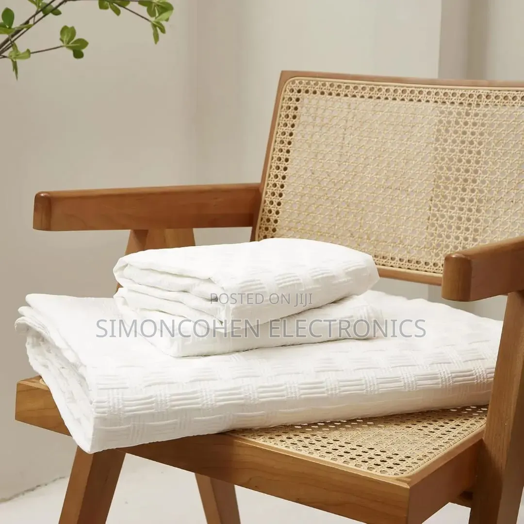 3pc Waffle Duvet Cover Set