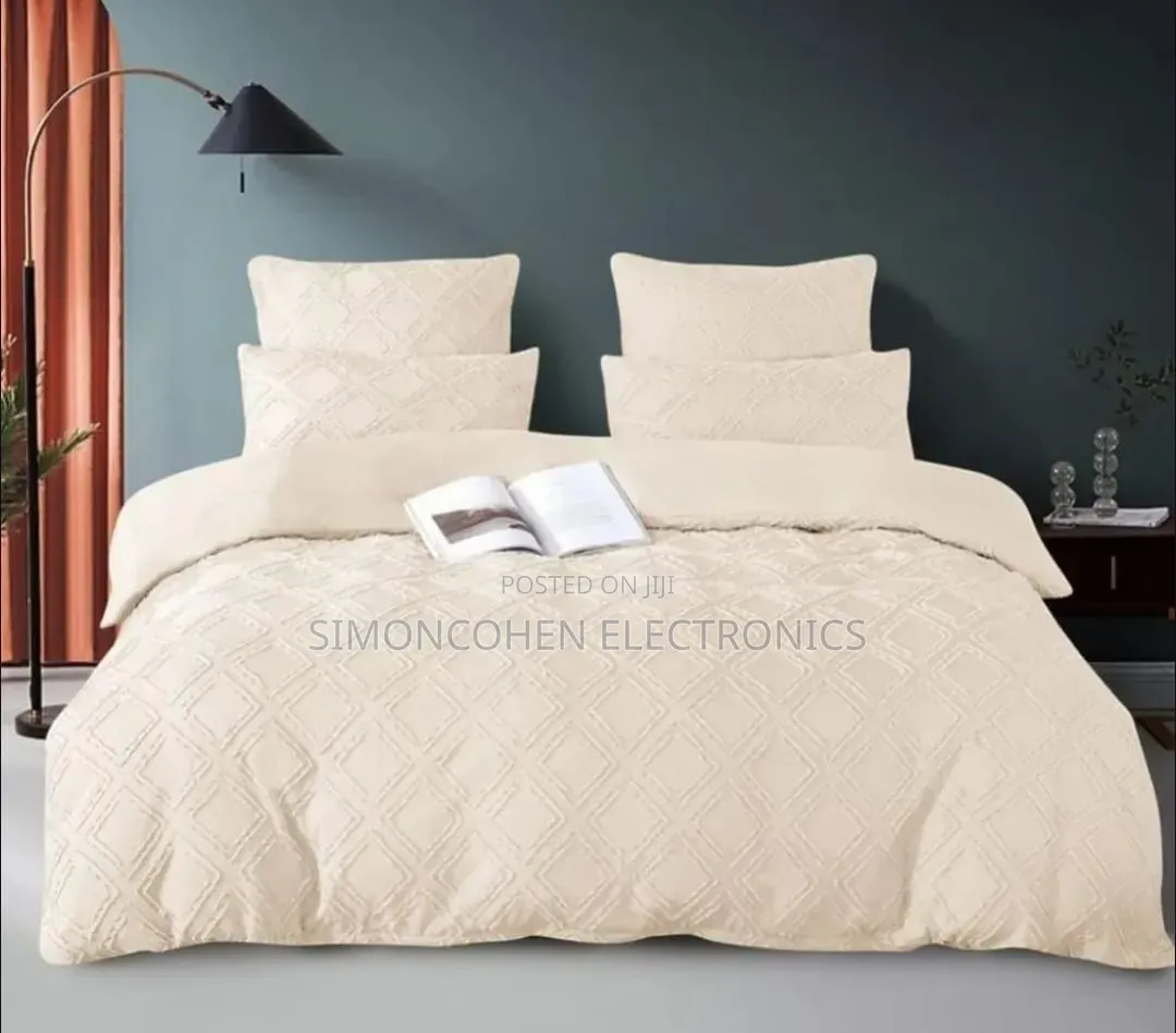 3pc Tufted Wave Duvet Cover Set