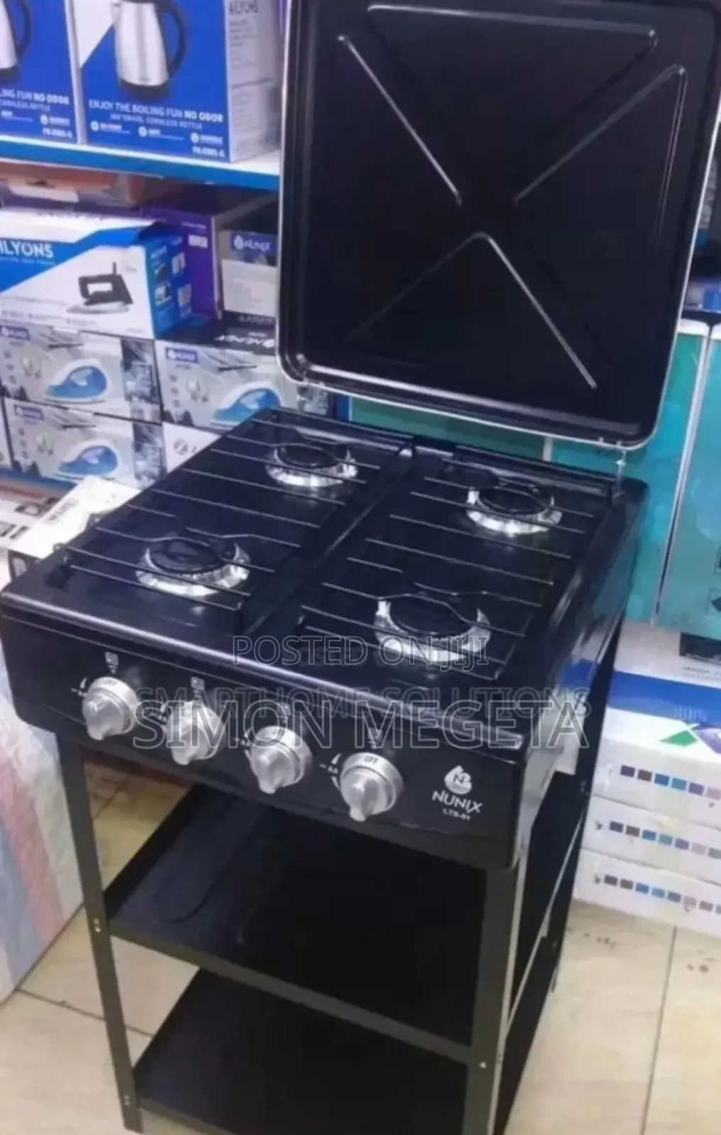 Affordable Bigger Nunix 4burner Cooker With Shelves