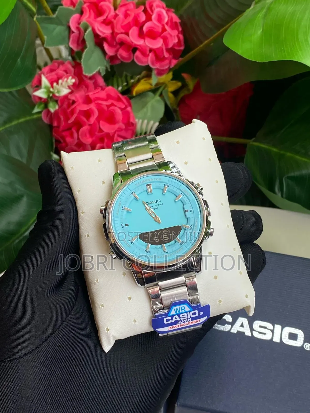 Casio Dual Time None Fade Stainless Steel Watch
