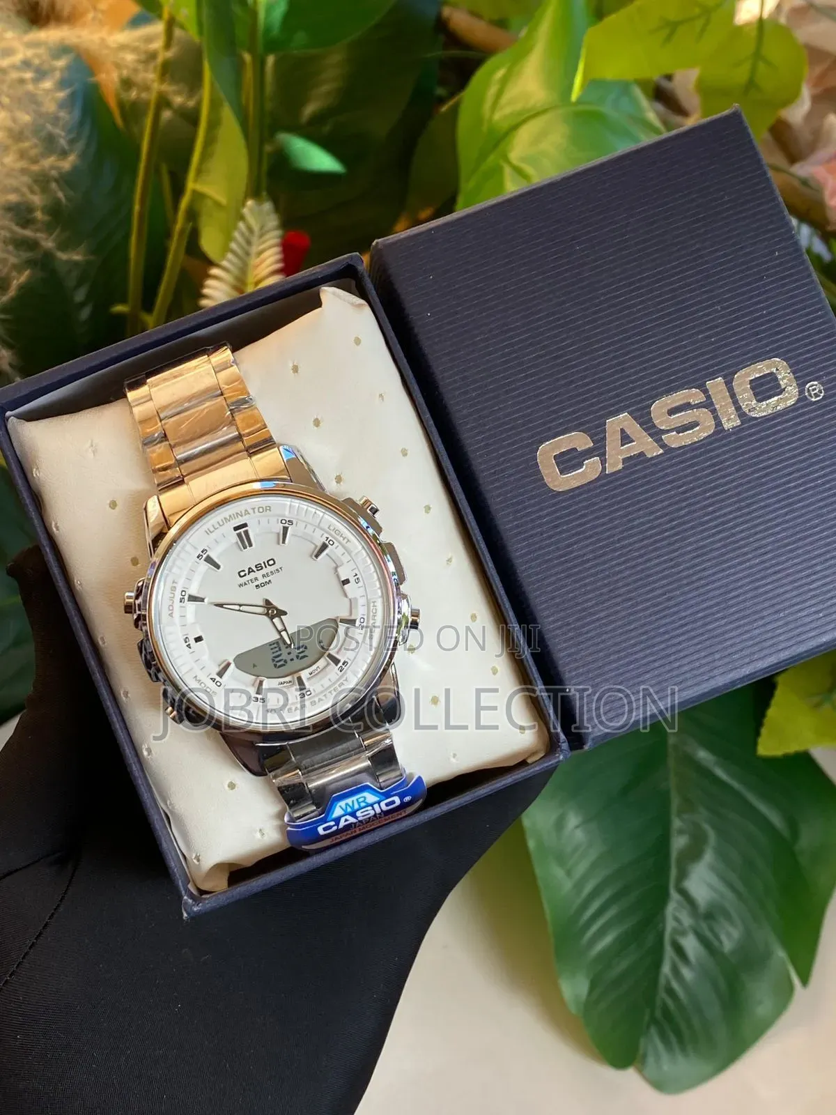 Casio Dual Time None Fade Stainless Steel Watch