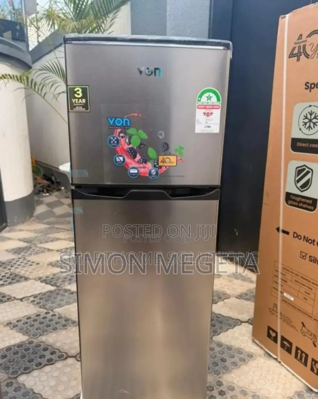 Direct Cooling Von 175l Fridge