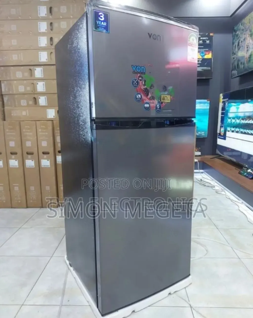 With 3years Warranty Von 175l Fridge