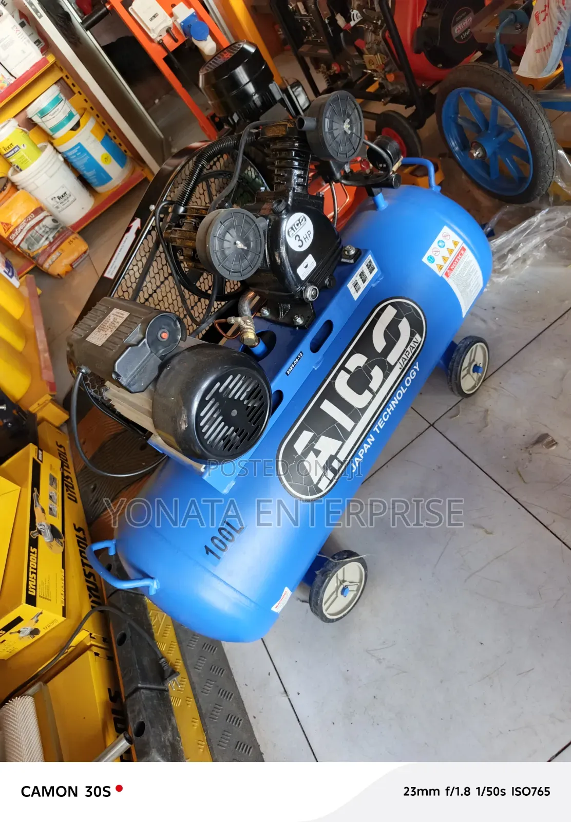 100l Electric Air Compressor (Aico Japan)