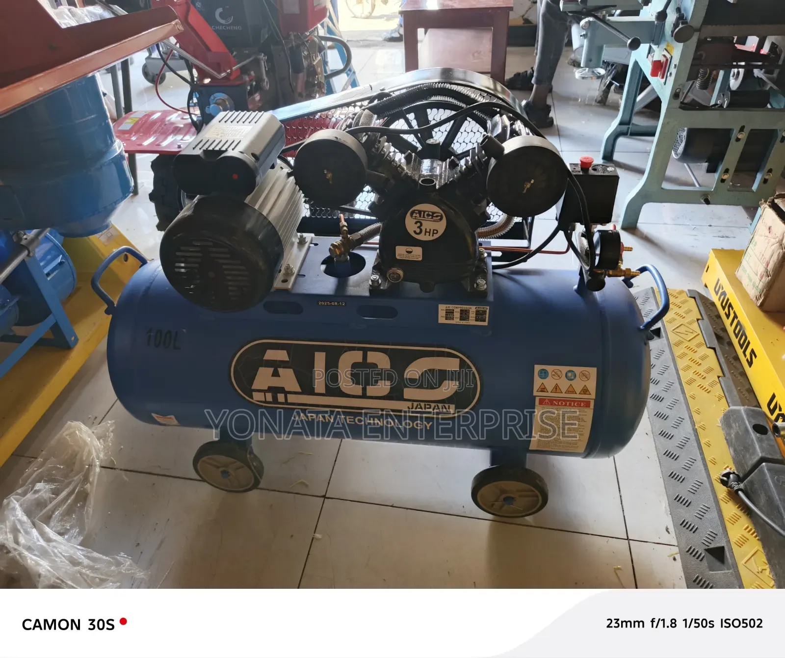 Heavy Duty 100l Air Compressor Available