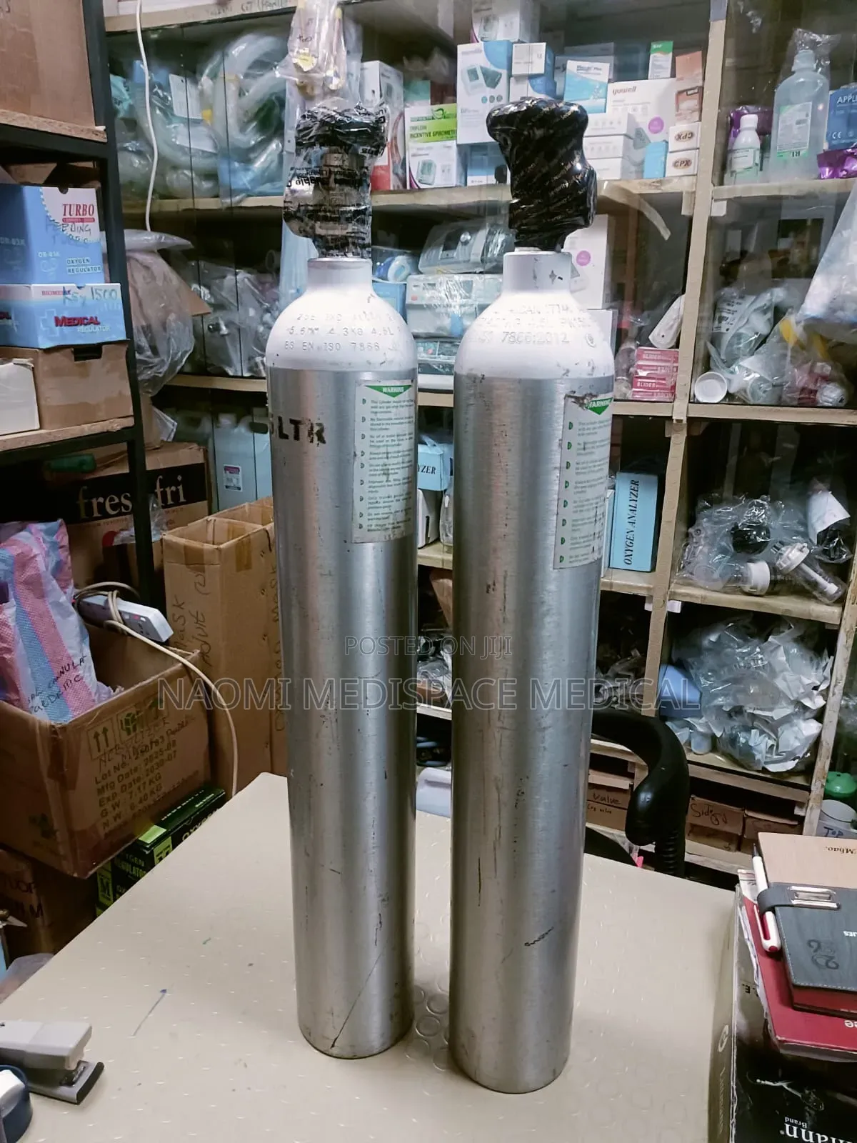2.2m3 Aluminium Oxygen Cylinder (With Normal Regulator)