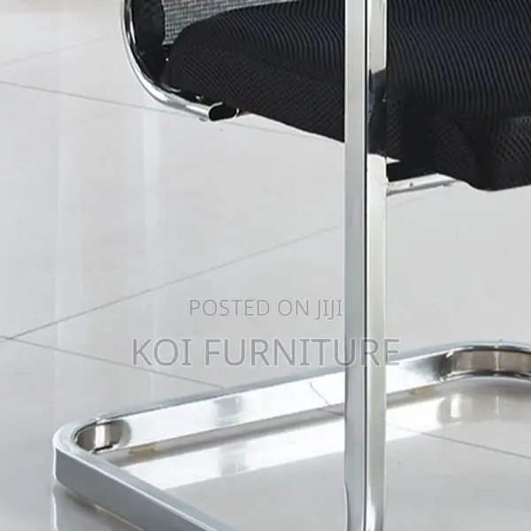 Office Chair; Mesh Office Seat With Sled Basement