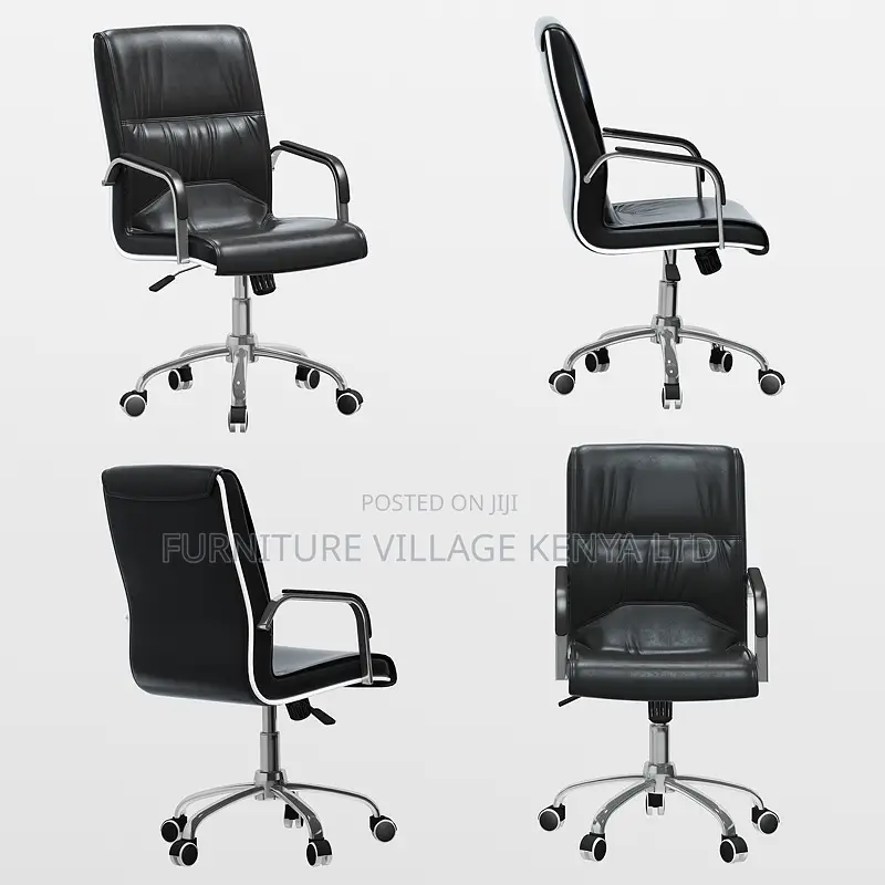 Leather Adjustable Homework Swivel Chair