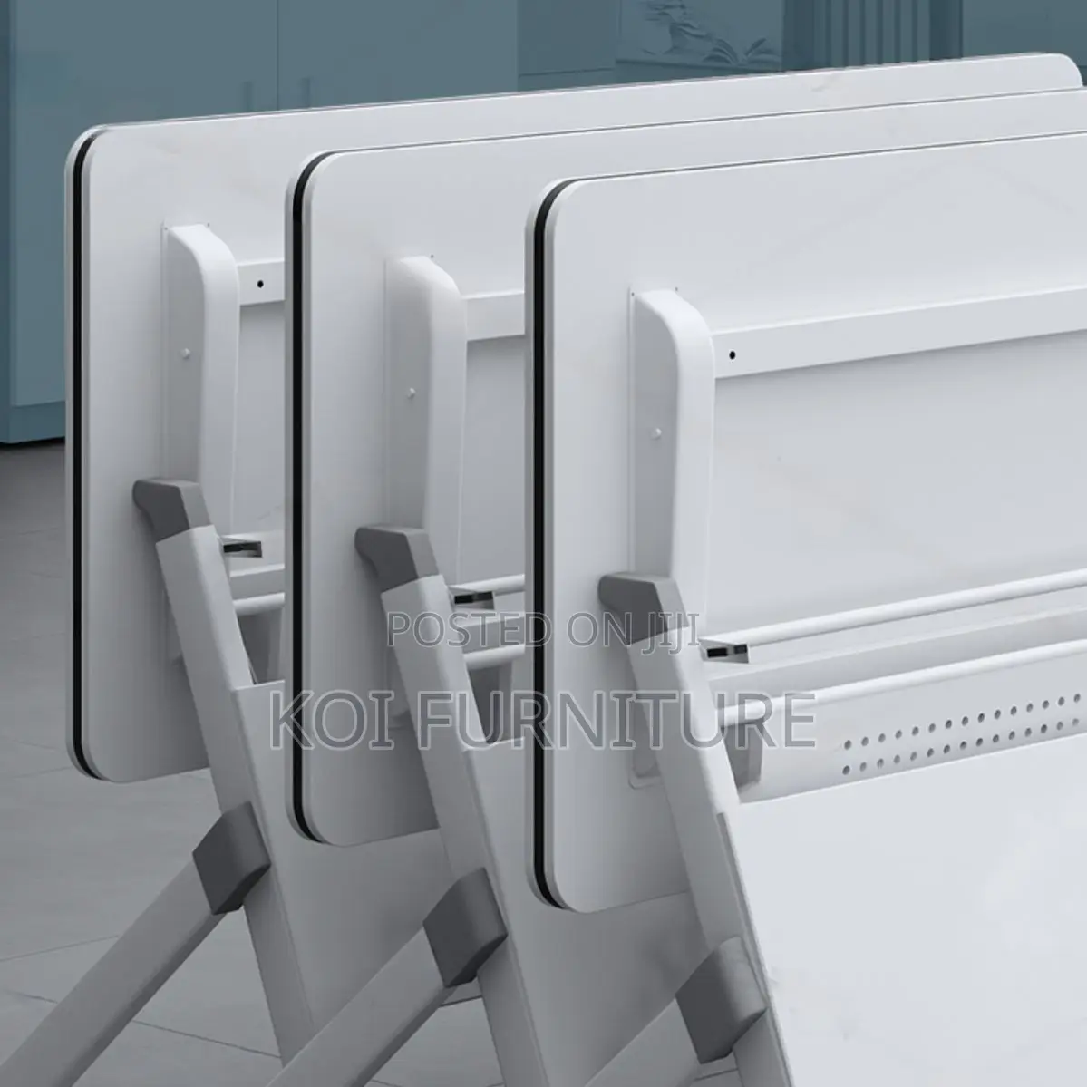 Office Desk; 1.2 Meter Folding Swivel Home Offfice Meeting Table