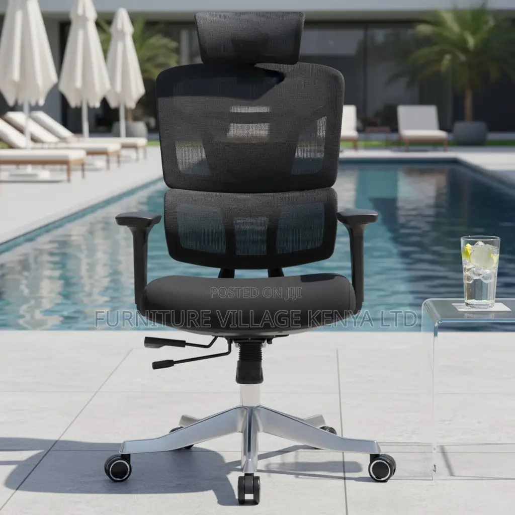 Executive Mesh Orthopedic High-Back Desk Seat