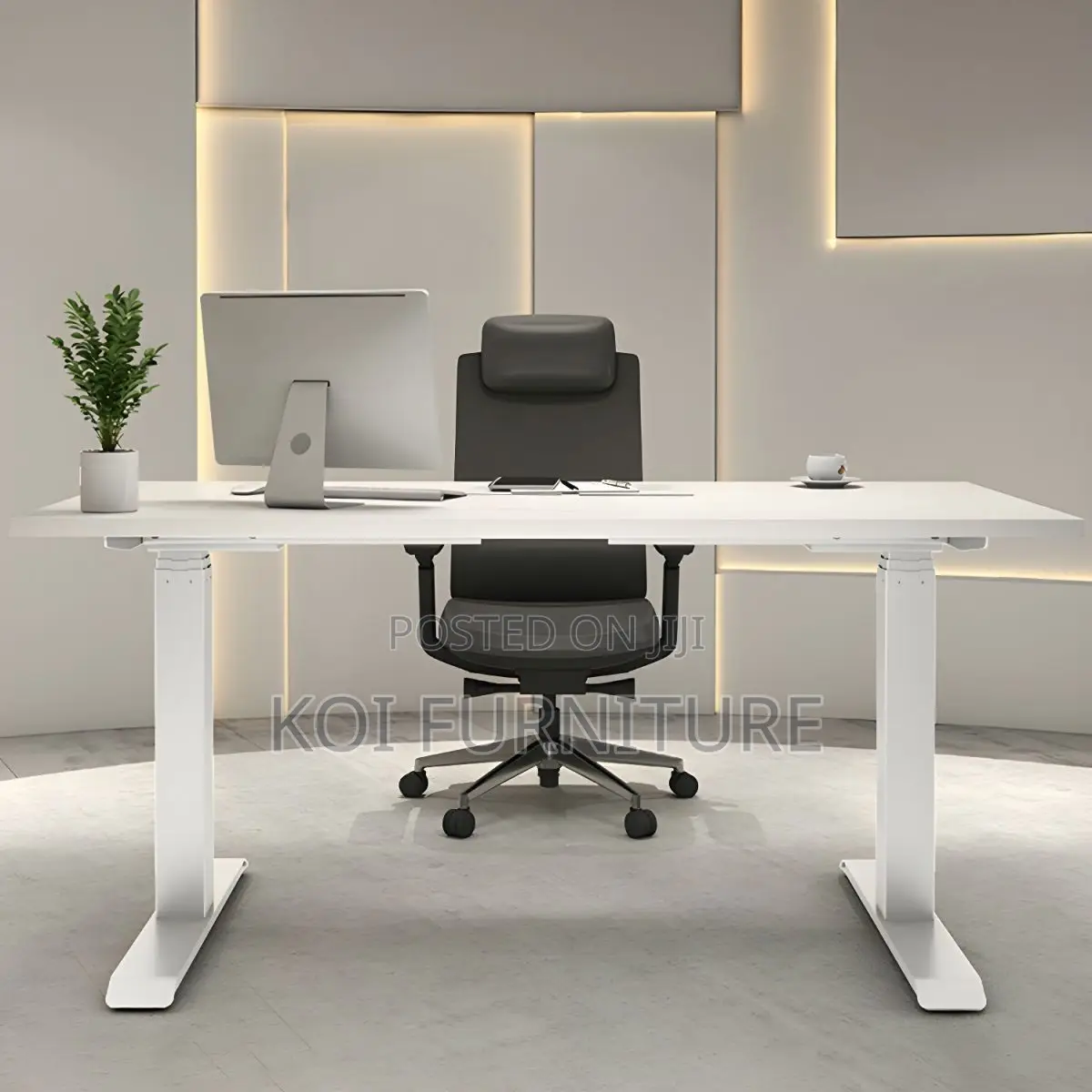 Office Desk; 1200mm Electric Stlyle Ergonomic Design Koi Electric Desk