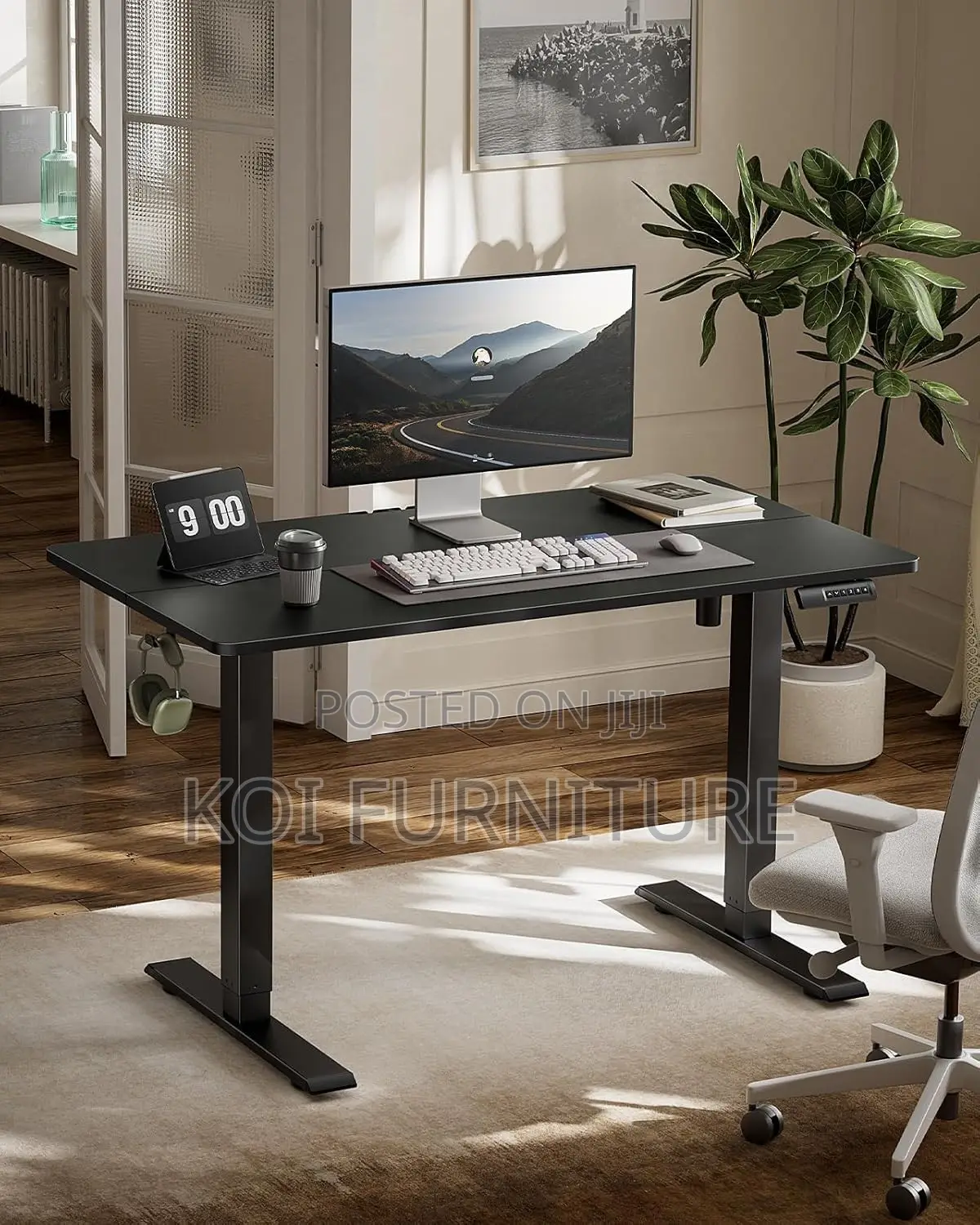 Office Table; 1.2 Meter Standing Electric Adjustable Office Desk