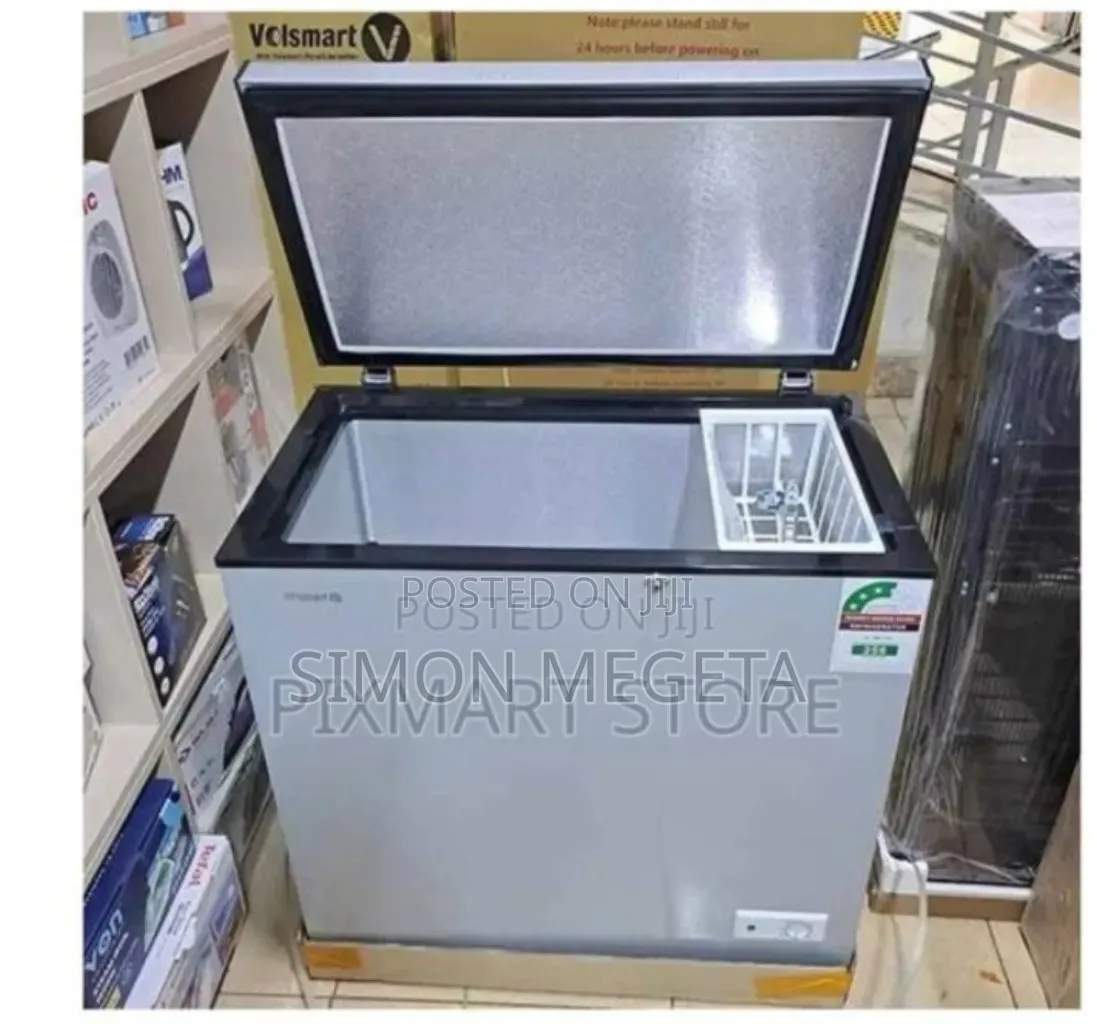 Colour Silver Volsmart 150l Deep Freezer