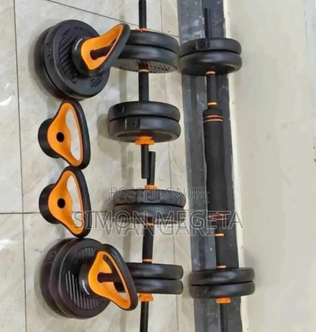 20kgs Pair 40kgs Kettle Bell Dumbbells 6in1