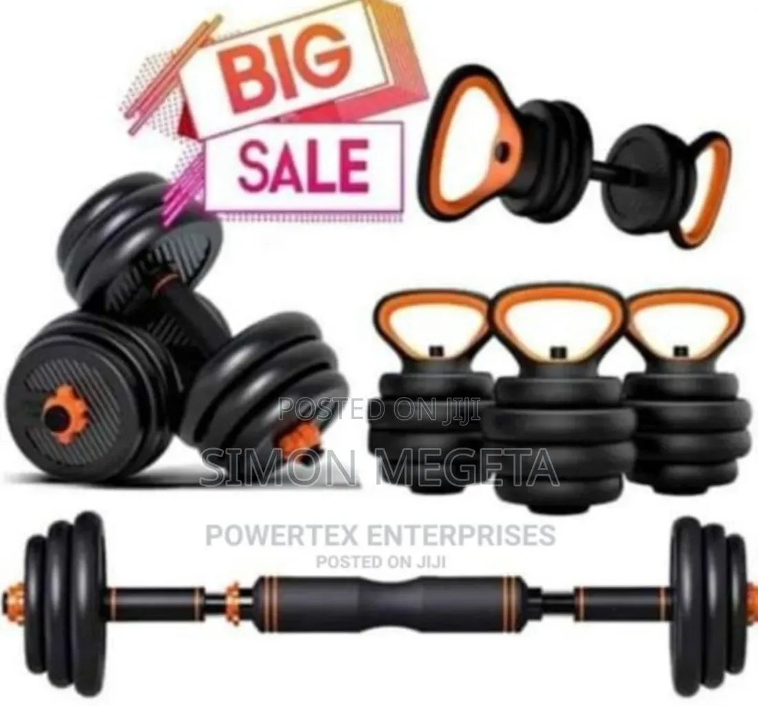 Generic. Big Sale 40kgs Kettle Bell Dumbbells 6in1