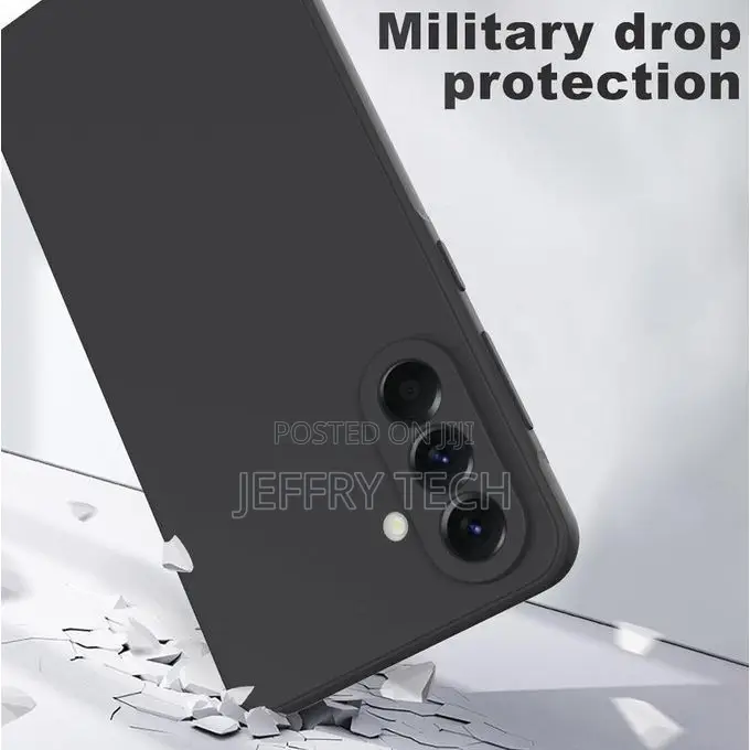 Samsung Galaxy A56 Silcone Case With Free Tempered Glass Protector, Fl