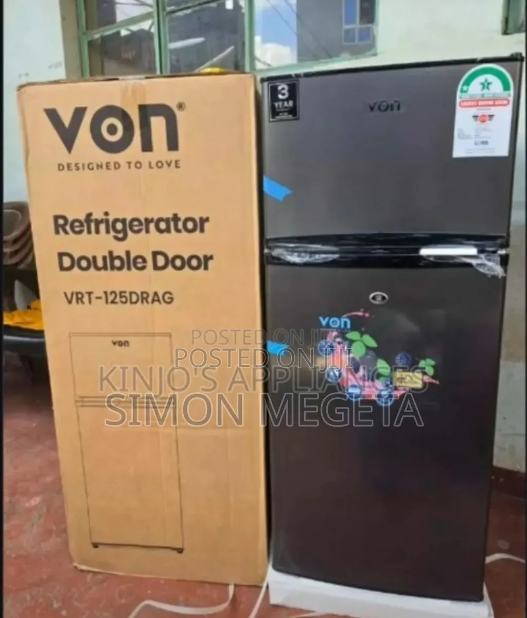 With 3years Warranty Von 125l Fridge