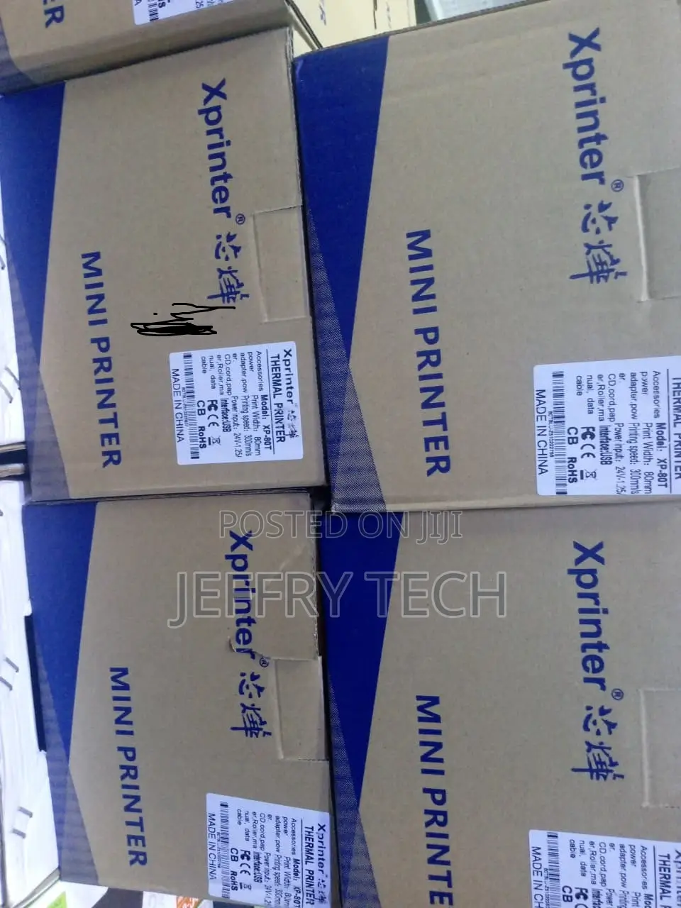 Xprinter Xp-80t, a Thermal Mini Printer for Retail Receipt Printing.