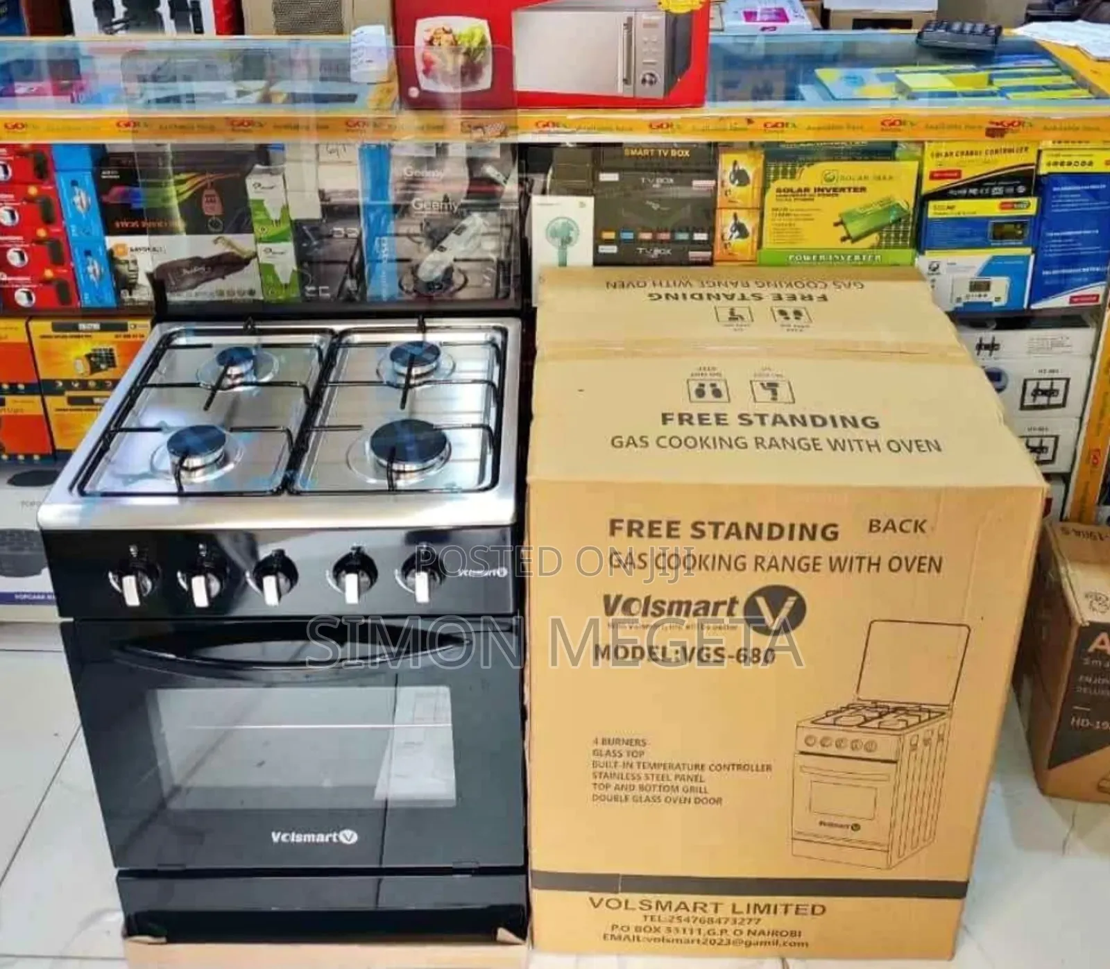 Volsmart Full Gas Cooker – Complete Kitchen Power, Built for Everyday