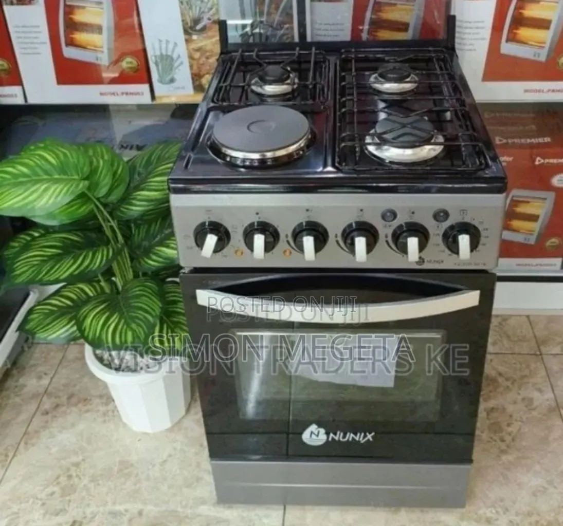 With 14months Warranty Nunix 3+1 Standing Cooker