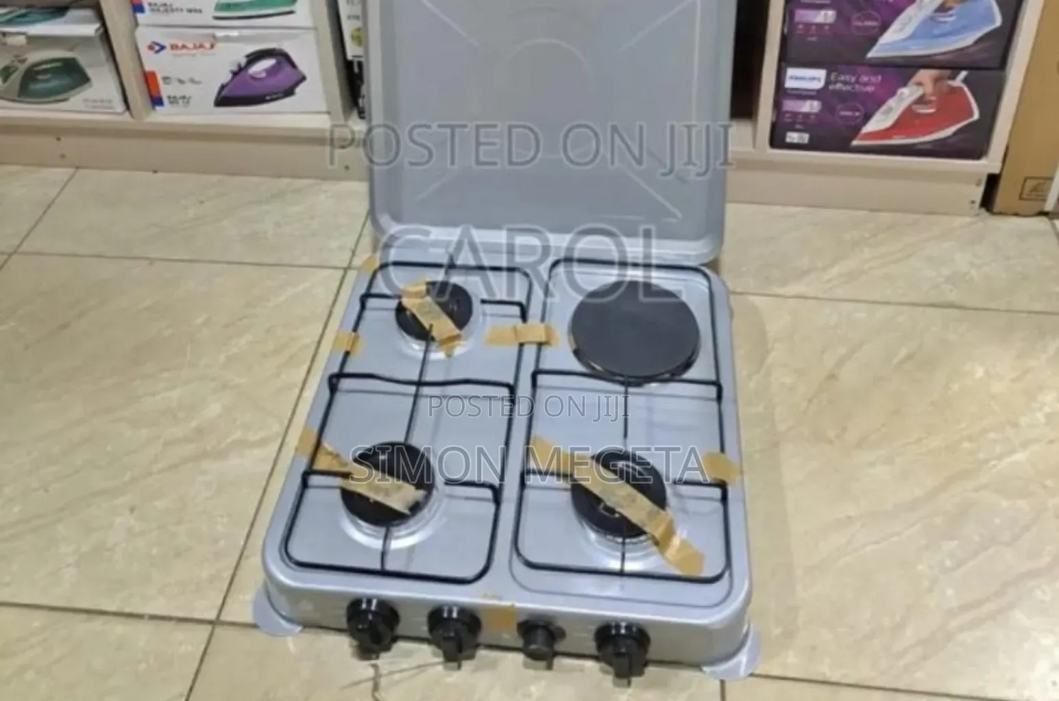 Colour Silver Nunix 3+1 Cooker. Table Top