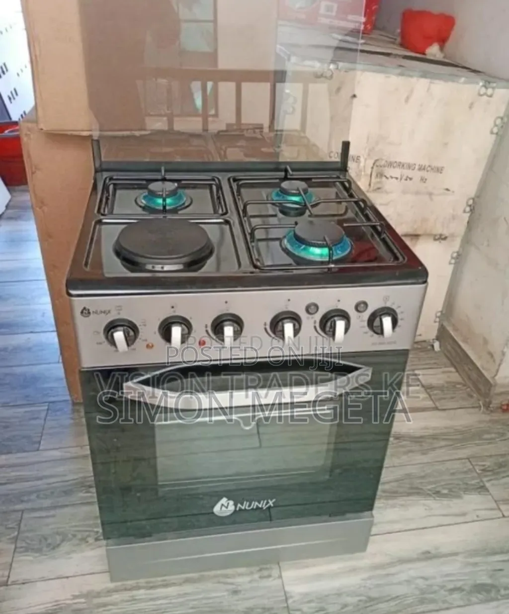 Free Delivery Nunix 60*60 Standing Cooker 3+1