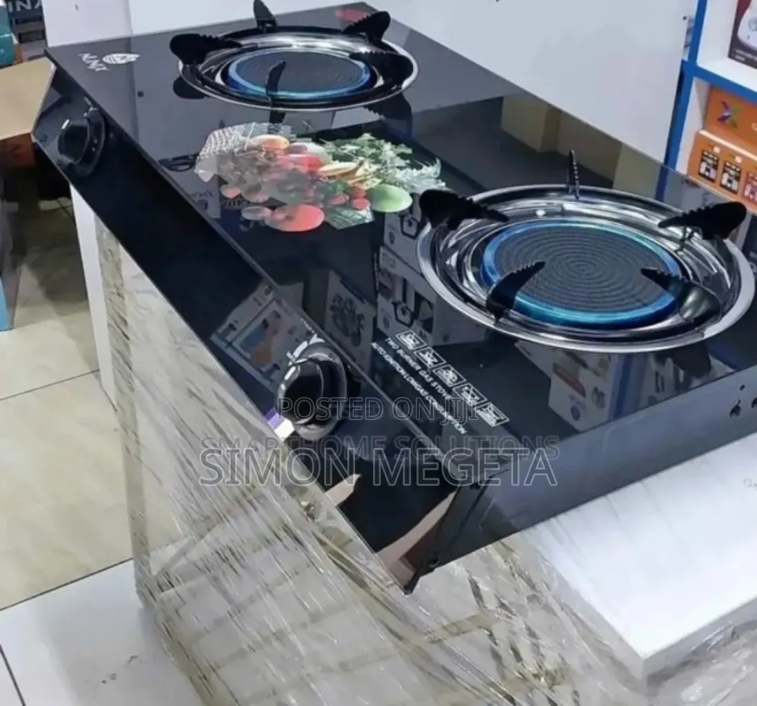 Automatic Ignition Nunix 2burner Glasstop Cooker. Newest