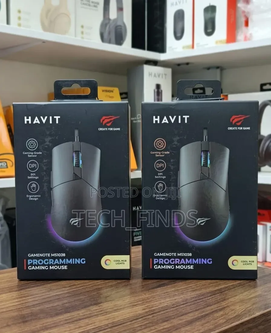 Gaming Mouse Havit Hv-Ms1038 Programble Wired Mouse