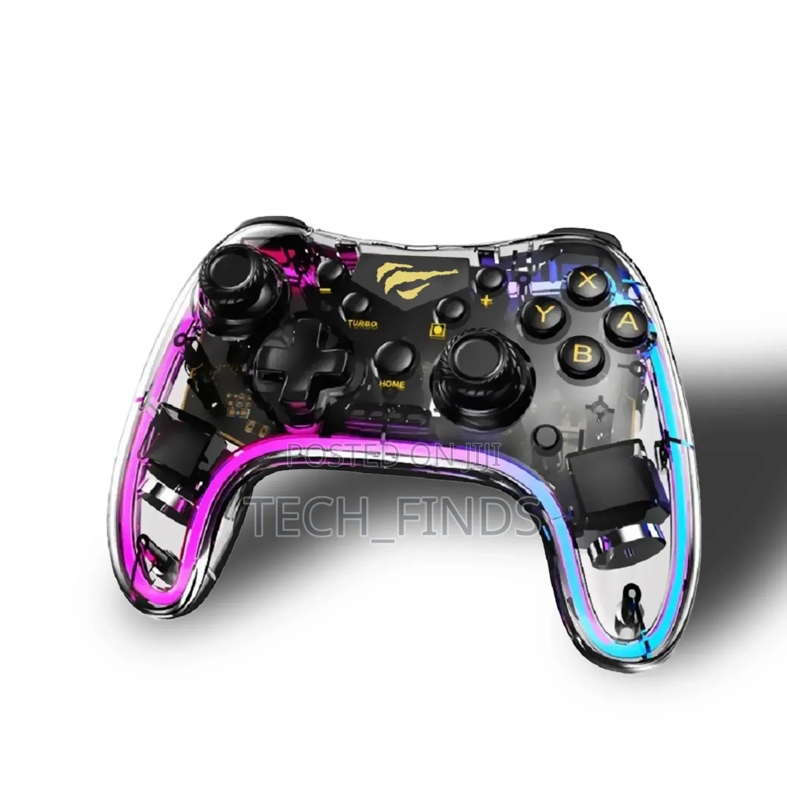 Havit G180bt Transparent RGB Bluetooth 5.0 Gaming Controller