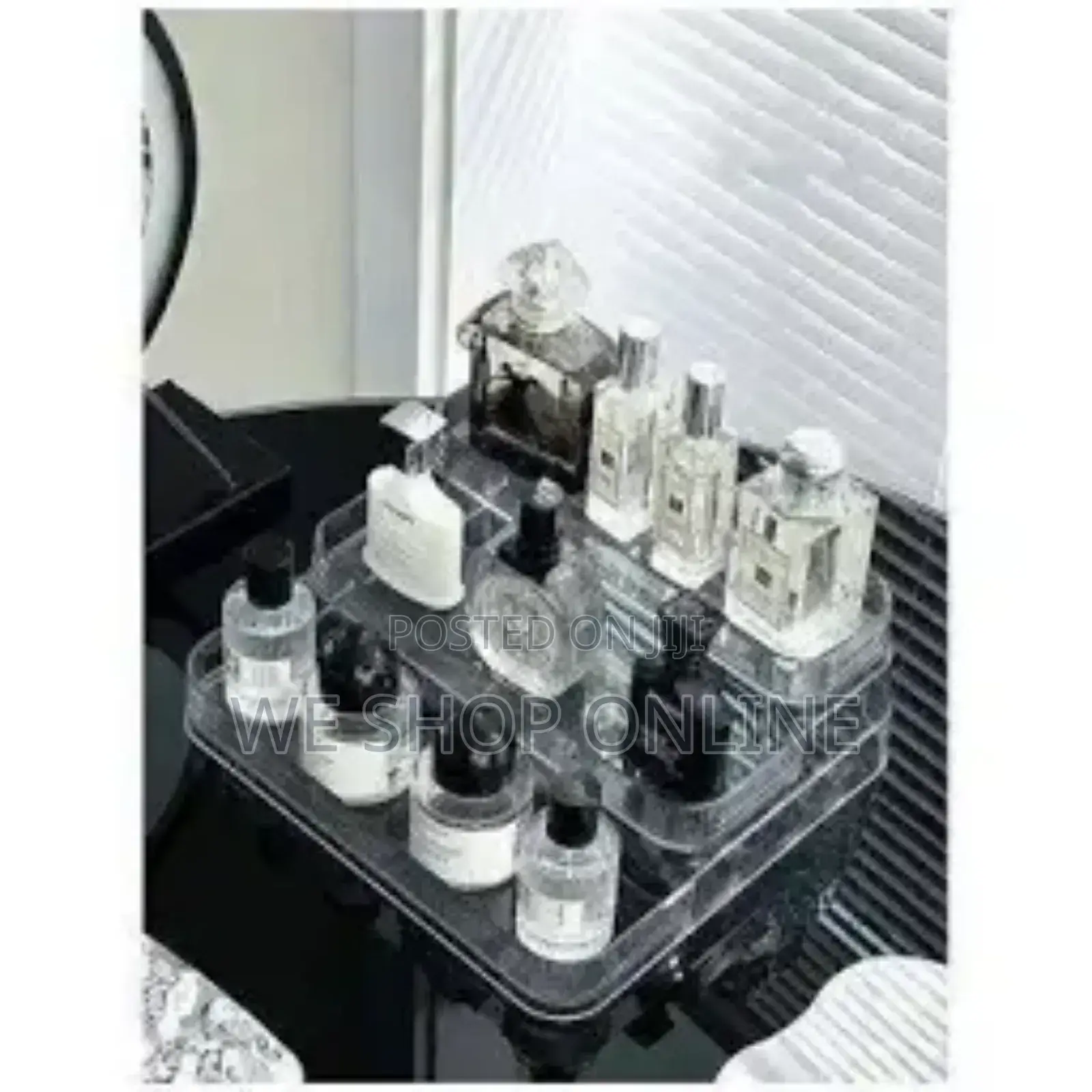 Acrylic Display Shelf Vanity Perfume Holder Organizer