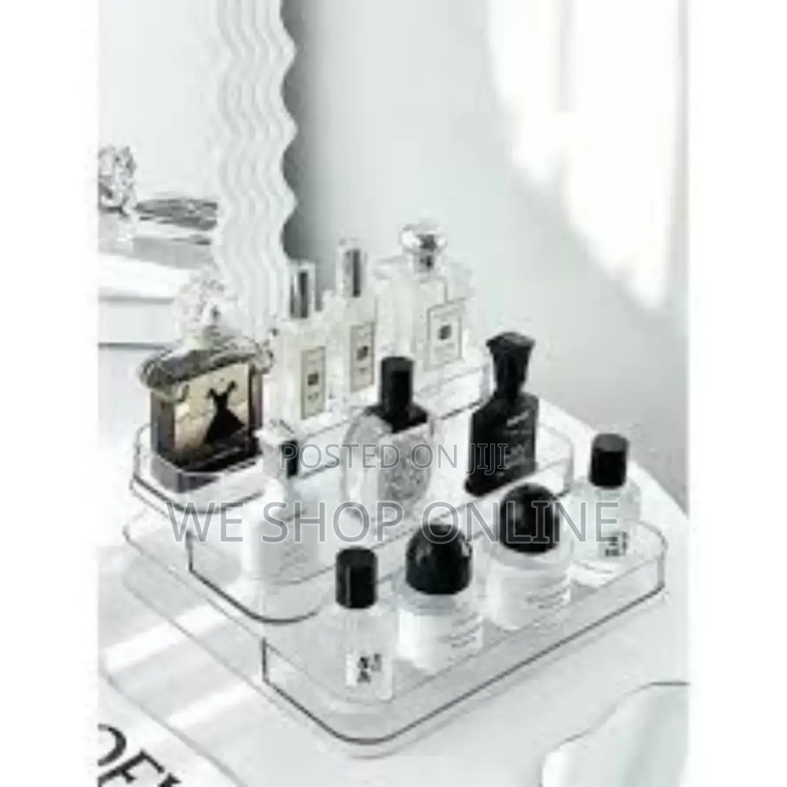 Acrylic Display Shelf Vanity Perfume Holder Organizer
