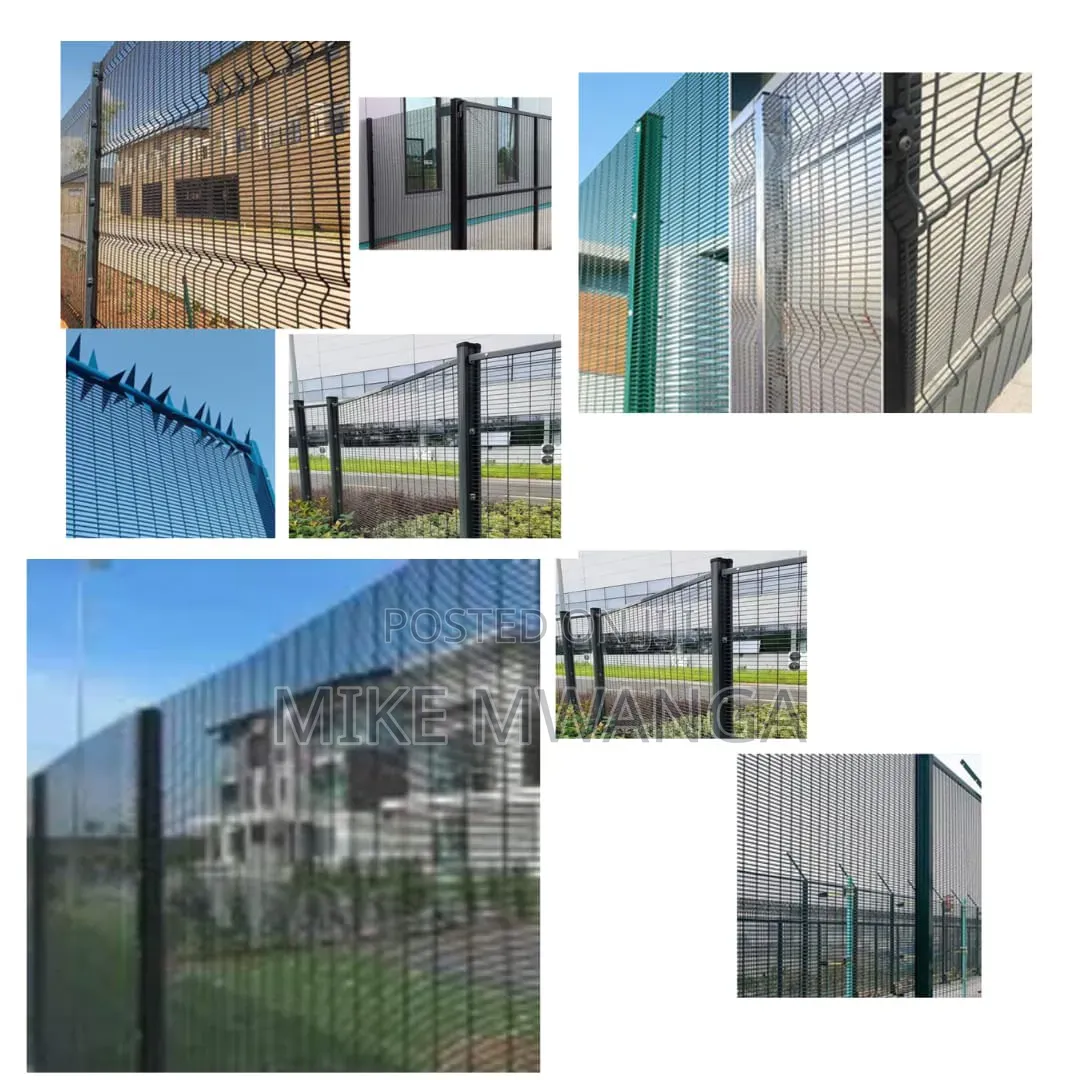 Industrial Grade Clear View Anti Climb Fence
