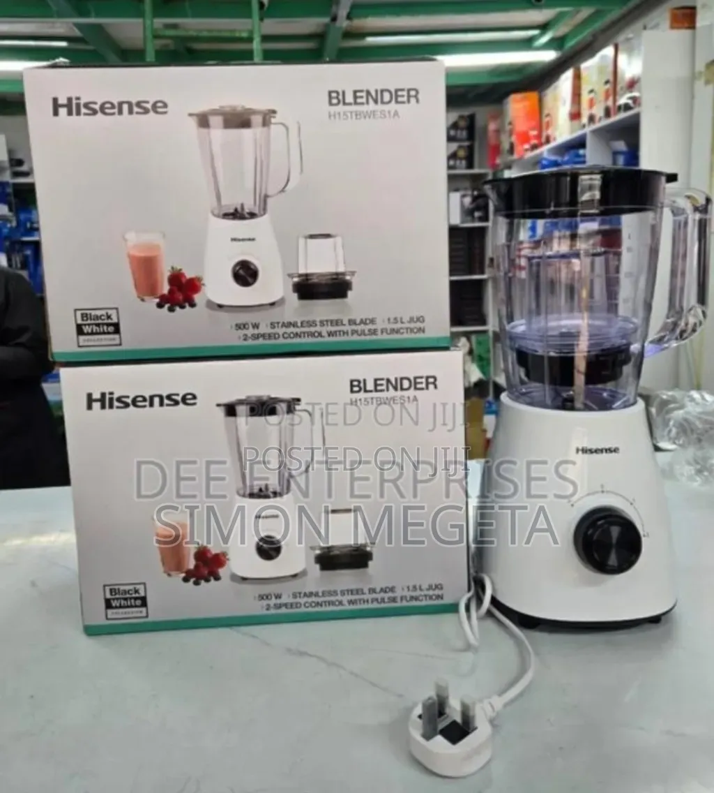 Colour White 2in1 Hisense Blender