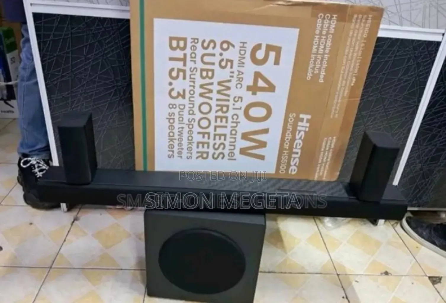 Blac Hisense Hs5100 Soundbar